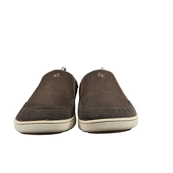 OluKai Shoes Mens 9 Casual Slip On Mesh Nohea Loafer Brown Slide Comfort Active main image 6
